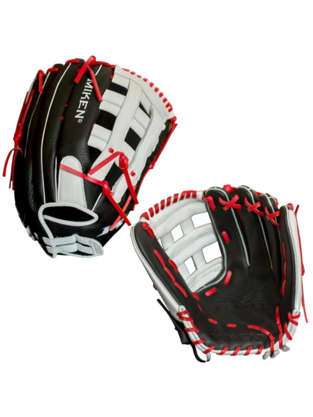 Miken Player Series 15" Slow Pitch Softball Glove Right Hand RHT Black Leather